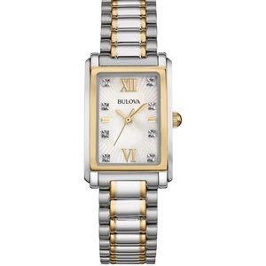 Bulova Women's Diamond Two Tone Stainless Steel.